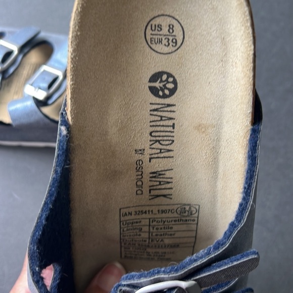 Natural Walk Blue Ladies Sandals Sz 8 🟡 - Picture 3 of 4
